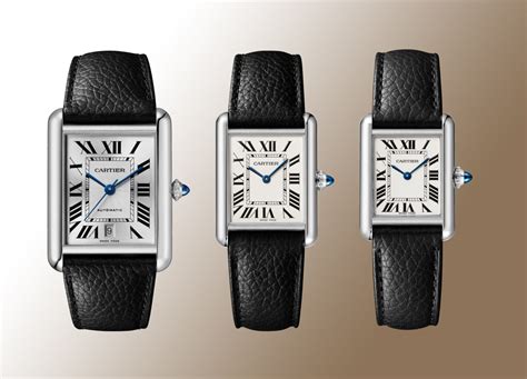 cartier tank size